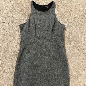 Heather gray banana republic tank mid length dress 6P